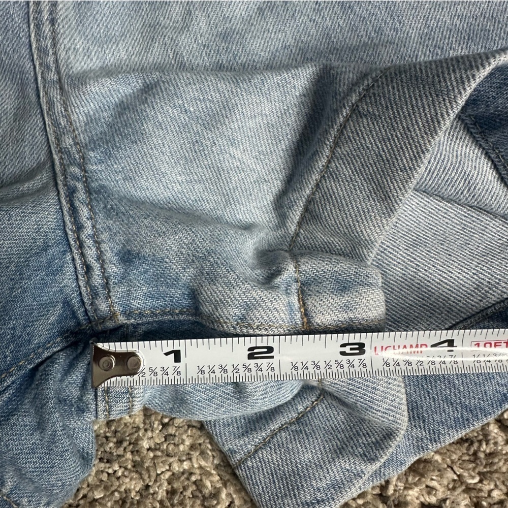 Banana Republic Denim Shorts 16 33 34 17 Light Wash Blue Tie Waist high rise - Picture 8 of 8